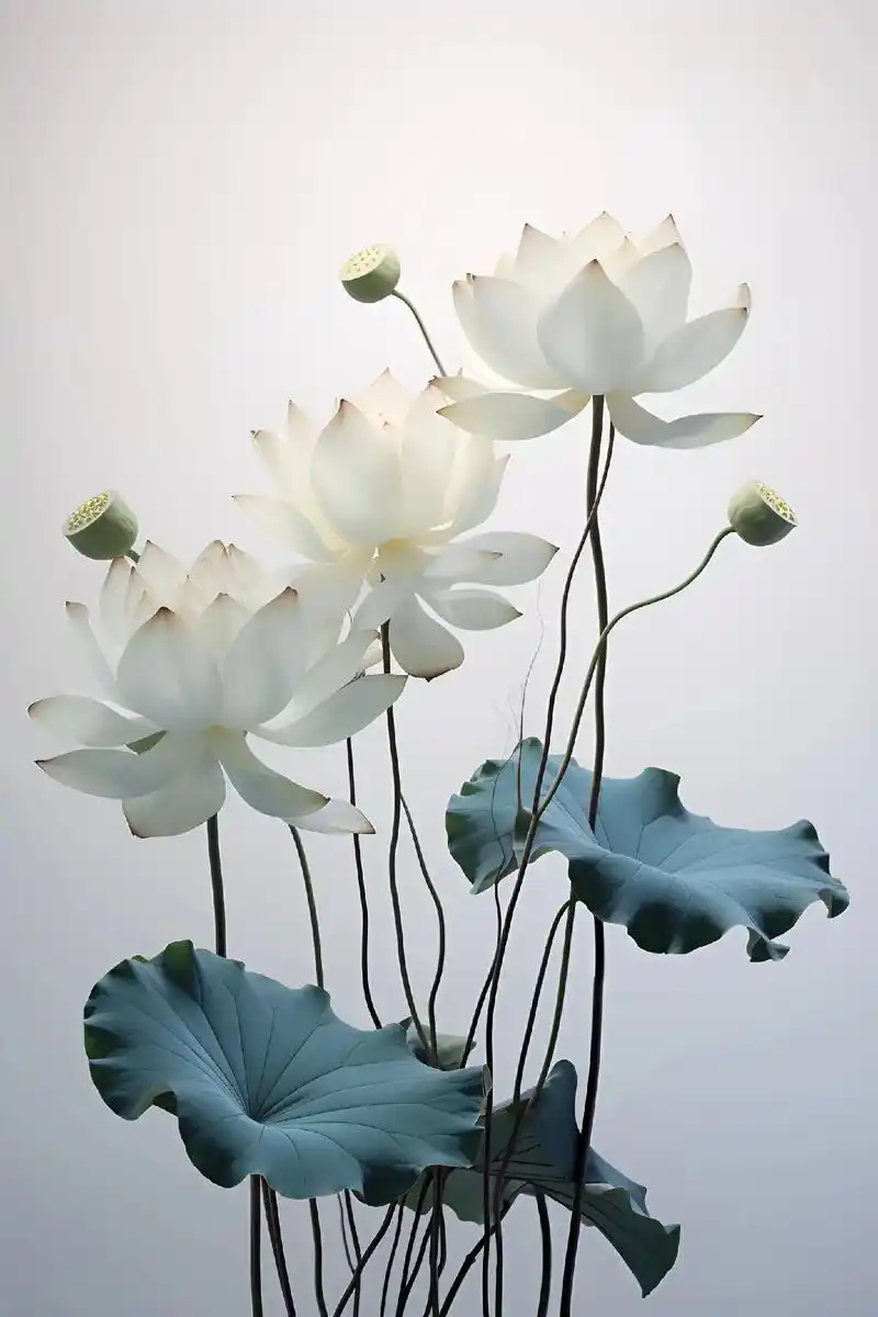 洁白的荷花,  让人感到无限的宁静与美好.  作者声明:个人 - 抖音