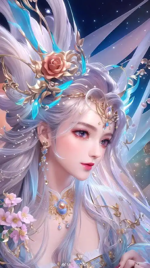 竖屏唯美古风壁纸ai绘画图集动漫卡通二次元手机高清壁纸cg