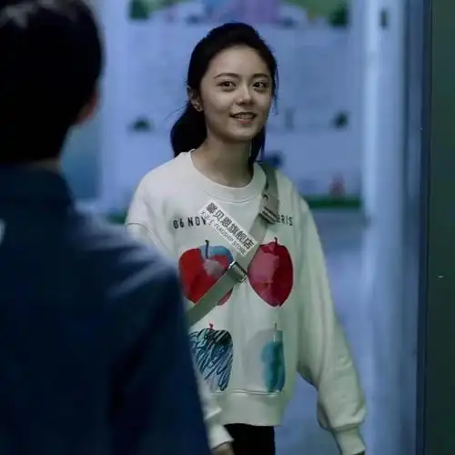 少年派林妙妙同款卫衣少年派2林妙妙赵今麦同款衣服苹果印花卫衣宽松