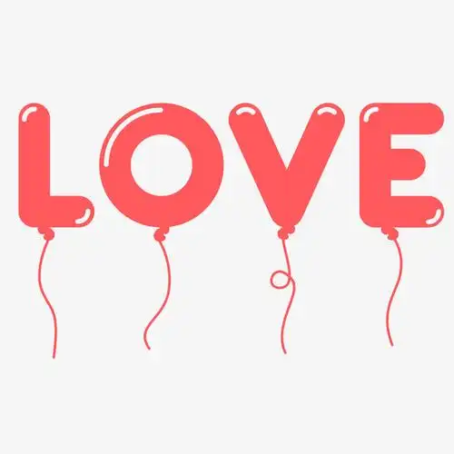 love艺术字免抠素材免费下载_觅元素51yuansu.com