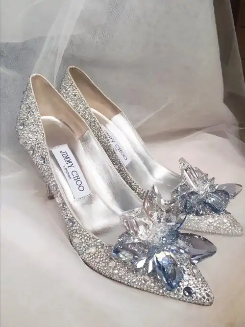 jimmy choo水晶鞋_怎么样_给大家秀一秀我的婚鞋吧 _周仰杰美鞋鞋子