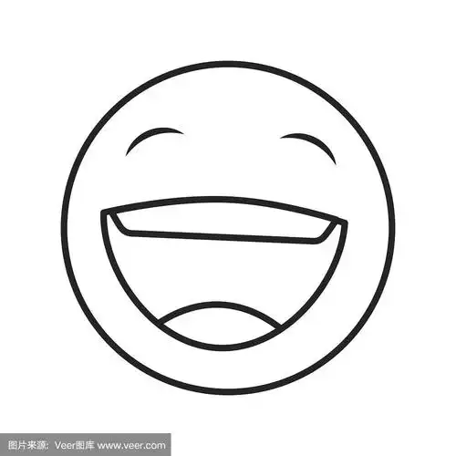 有趣的快乐表情图标