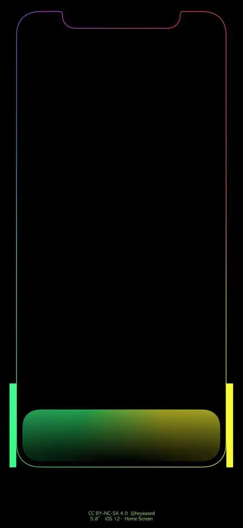 壁纸一组iphonexsmax跑马灯边框壁纸分享