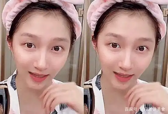 关晓彤当众卸妆,看到她离开美颜后的素颜,小鹿真是捡到宝了