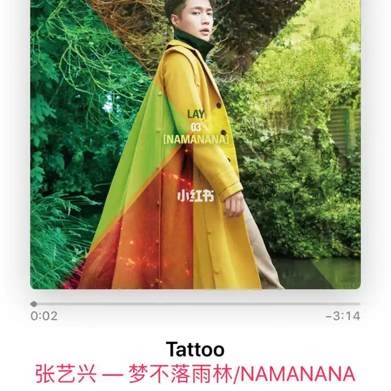 音乐分享 梦不落雨林/namanana 张艺兴的新专听了一个月都没腻 是近期