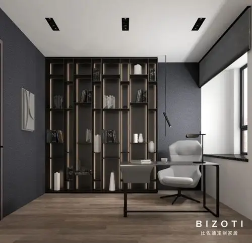 比佐迪风鸟全屋定制案例现代极简需要横向线条