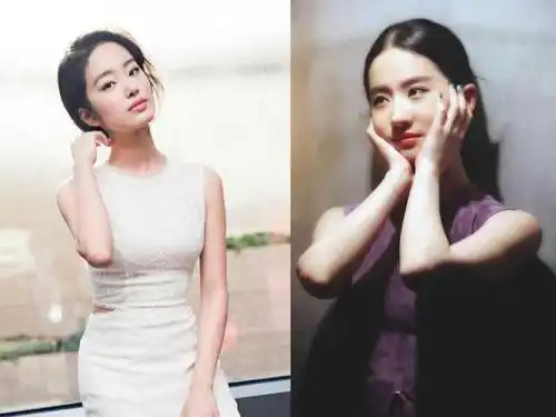 不少观众觉得,杨采钰的五官和刘亦菲很像,还被称为"刘二菲".