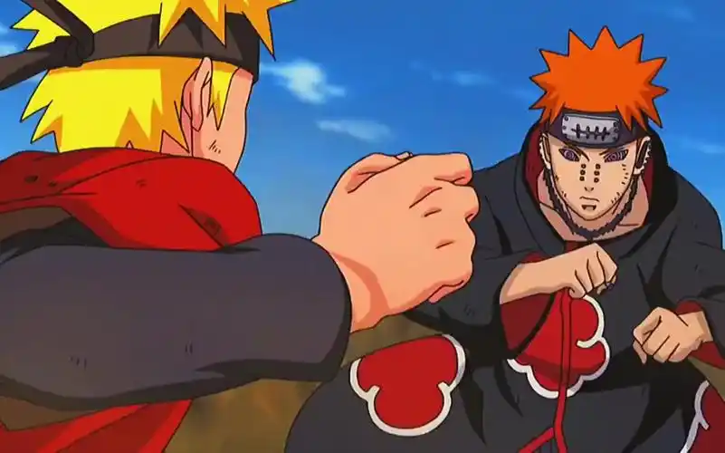 火影最经典战斗场面:鸣人单挑佩恩