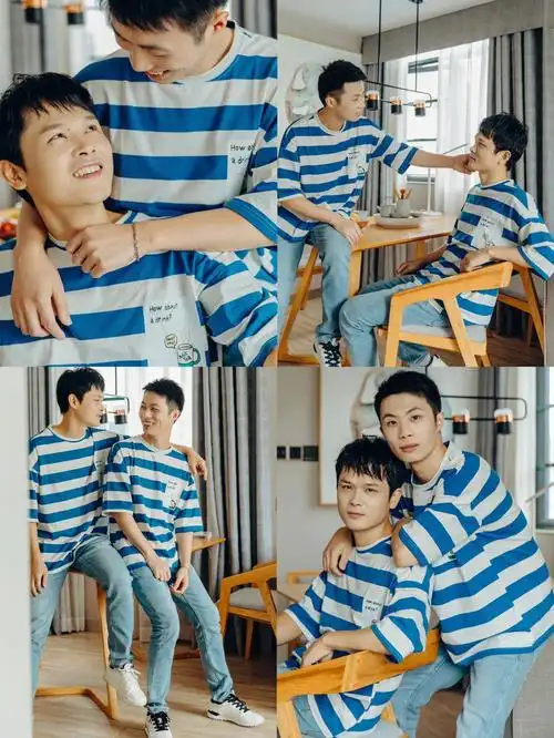 两个男生在家怎么拍有故事感的合照二71