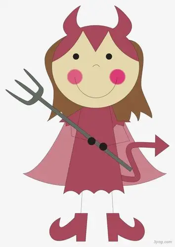 小鬼矢量png素材透明免抠图片-其他元素