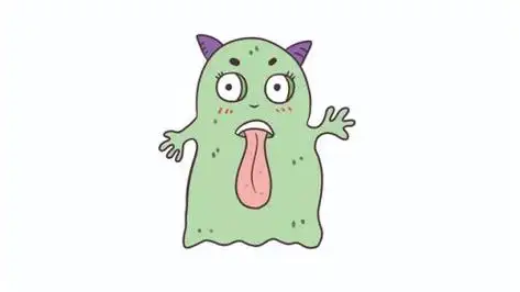 漂亮涂色怪兽简笔画图片大全简单彩色怪兽简笔画怎么画