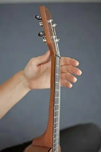 尤克里里初学入门之持琴姿势,扫弦手型