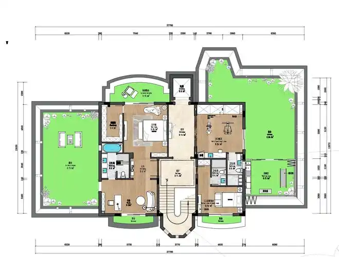 一个传世的庄园式别墅