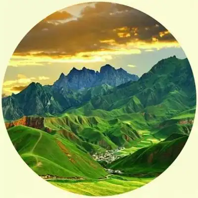 青山绿水圆头像_风景静物头像_我要个性网