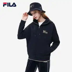 fila 斐乐官方女子运动套装2022年春季新款连帽运动休闲套装