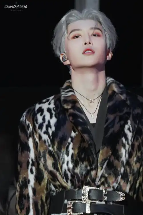 范丞丞超话丨#范丞丞白发#>>>20190804清晰银发线条歌声游荡的夜是你