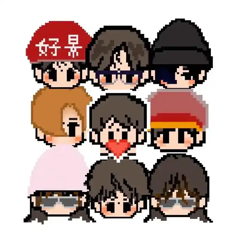 图鉴更新#像素画 #易烊千玺 #procreate - 抖音