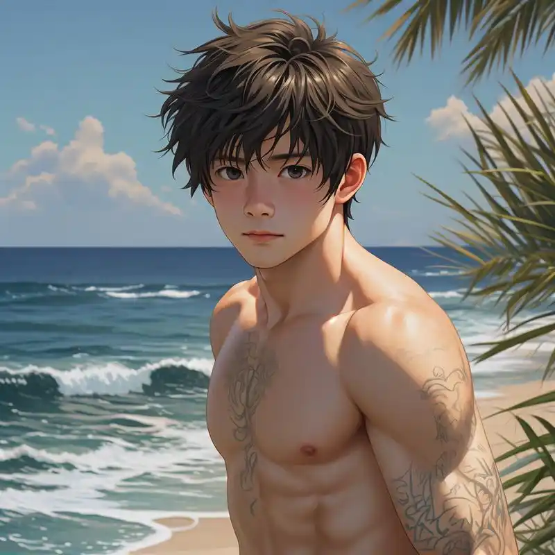 94真人男生腹肌头像97