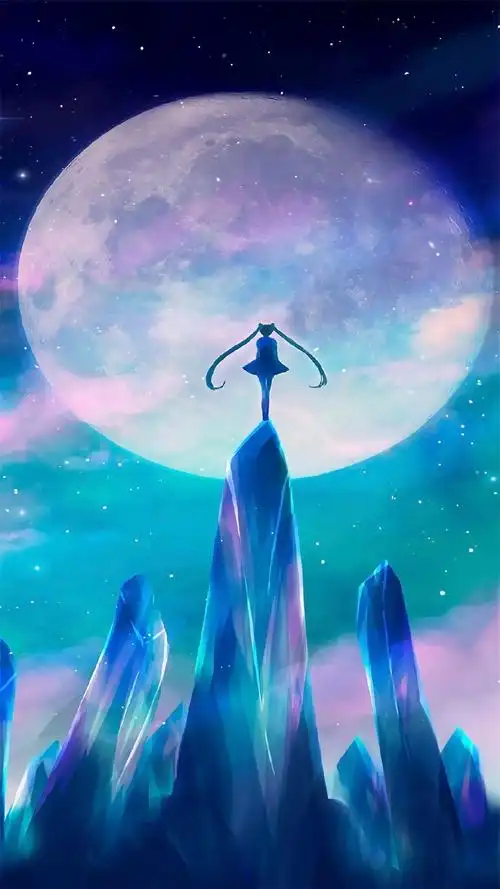 蓝紫色梦幻创意高清手机壁纸