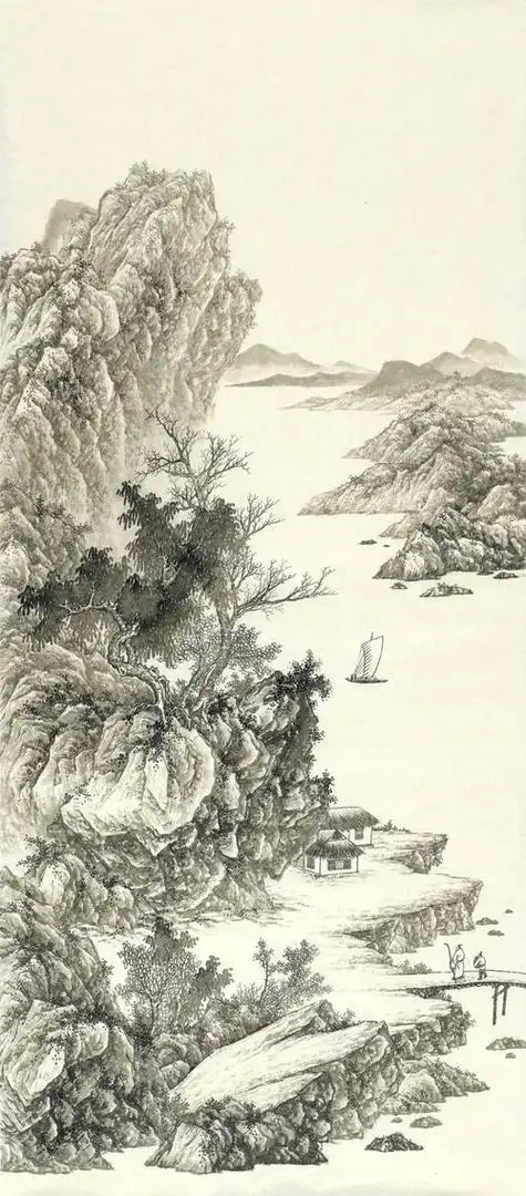 画山水画教程 画山水画视频教程