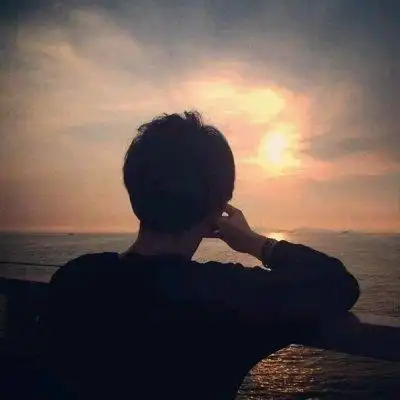 情侣头像霸气背影头像