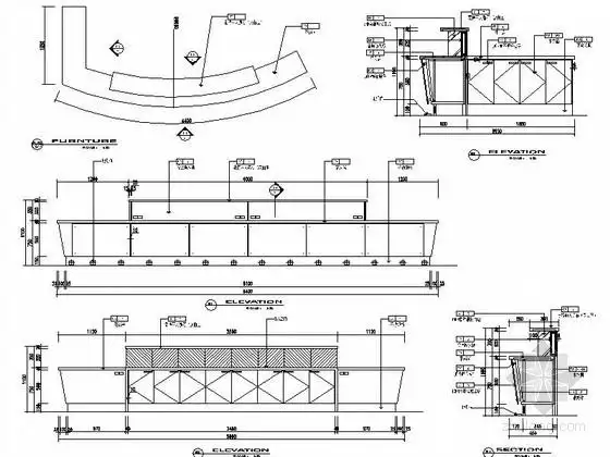 [资料]日式 自助餐台详图