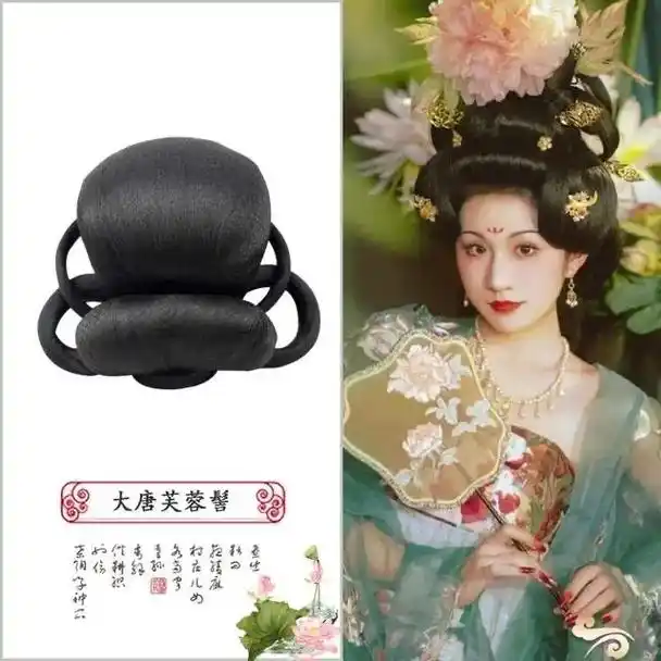 唐装发髻 头饰饰品组合#国风古韵 #汉服妆造 #古装造型 你 - 抖音