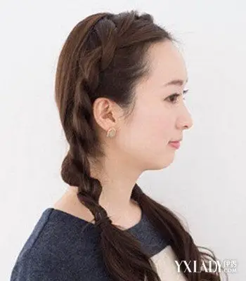 扎两条辫子的发型图解 轻松打造乖巧女生