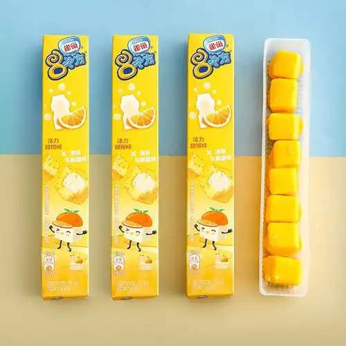 3盒雀巢八次方甜橙乳酸84g盒装8次方小脆皮冰淇淋雪糕批整箱腾旺纳跃