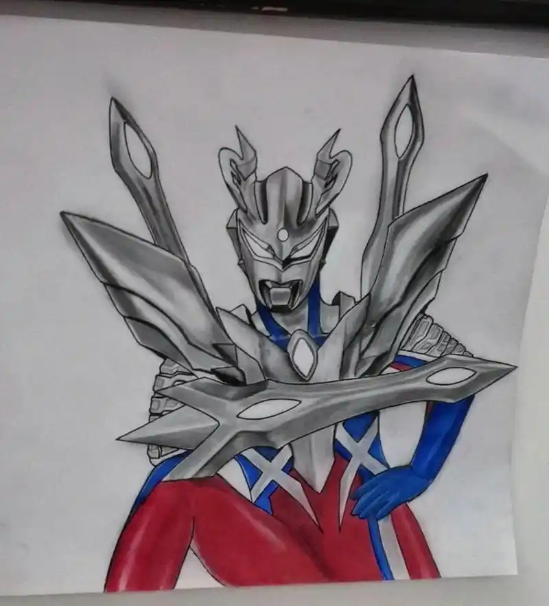 手绘赛罗奥特曼 ultraman zero