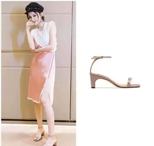 原创古力娜扎太会搭sergiorossi高跟鞋穿出无限精彩打造纤细长腿