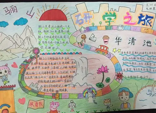 作品三     研学手抄报