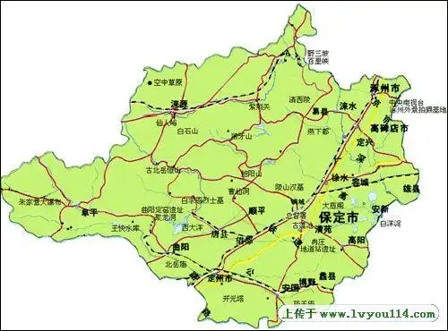 保定地图-河北保定