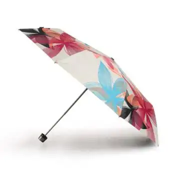 knirps德国太阳伞遮阳伞晴雨伞超强防紫外线防黑胶防晒三折高档礼物女