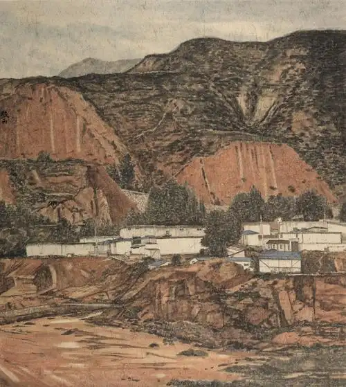 画家张雨中美协国展获奖入选作品