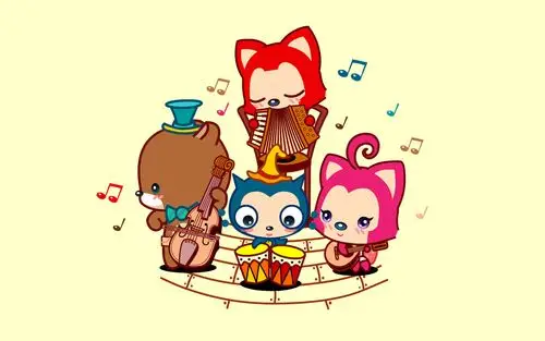 可爱的卡通形象阿狸高清桌面壁纸下载