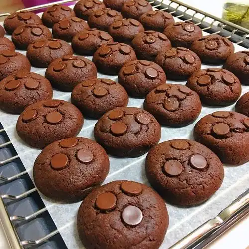 岁月静好大王做的巧克力豆曲奇chocolatechipcookies