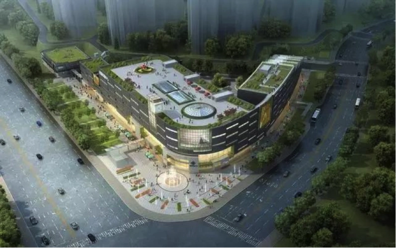 (知识城南邻里中心效果图)