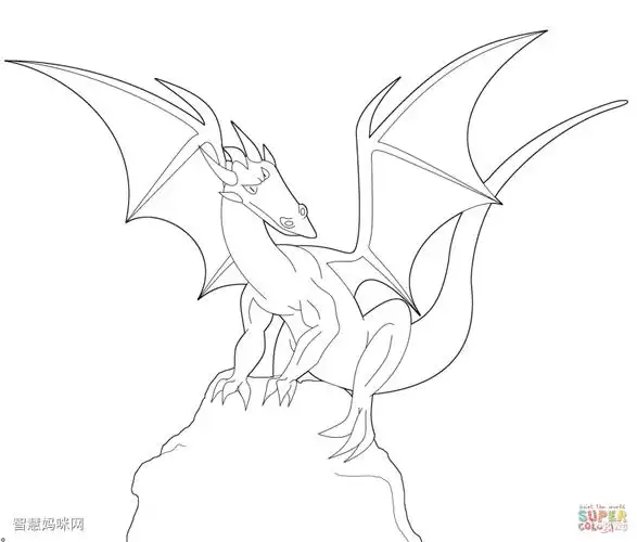 龙看起来很可疑简笔画图片