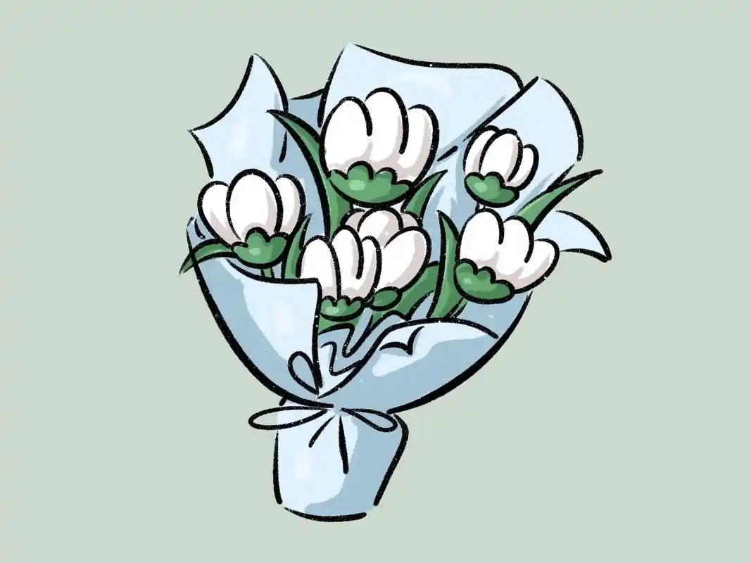 可爱简笔画【含教程】#花束简笔画 #手绘墙画手抄报黑板报#中 - 抖音