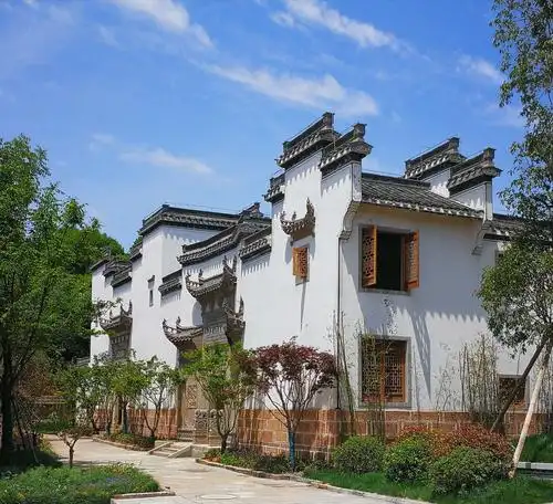 遇园_溧水无想山一座徽派建筑风格的仿制"古镇"