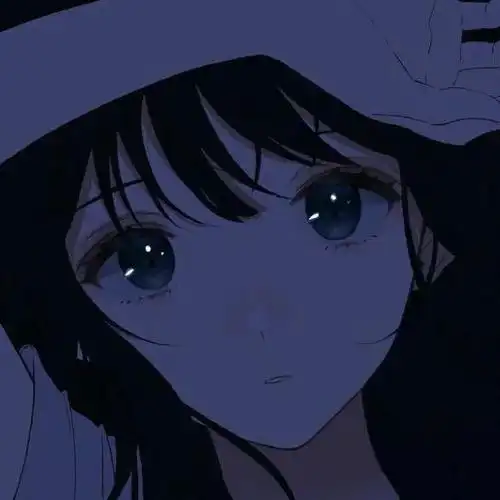 有点丧又带黑暗系女生头像