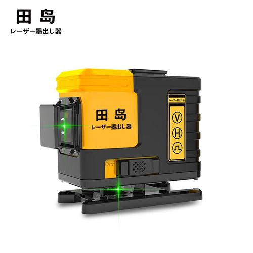田岛 16线绿光红外线水平仪 高精度强光细线激光户外电子平水仪