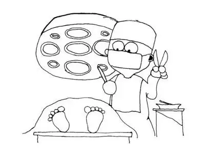 职业人物——保姆的简笔画