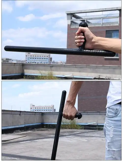 武术器材 t型拐棍武术丁字拐杖纯钢伸缩棍 精细abs材料2根t型棍