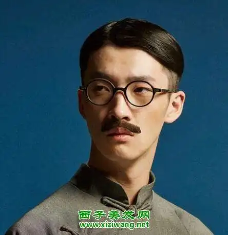 民国时期男人中分发型图片 民国男生中分发型如何扎(2)
