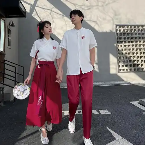 学生校服套装改良古风学生班服汉服闺蜜拍照摄影