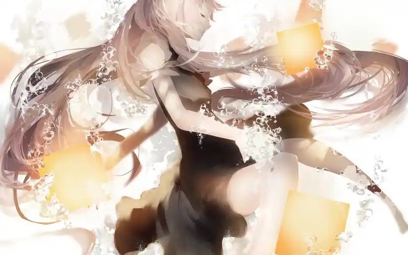 精选动漫美女唯美电脑锁屏壁纸