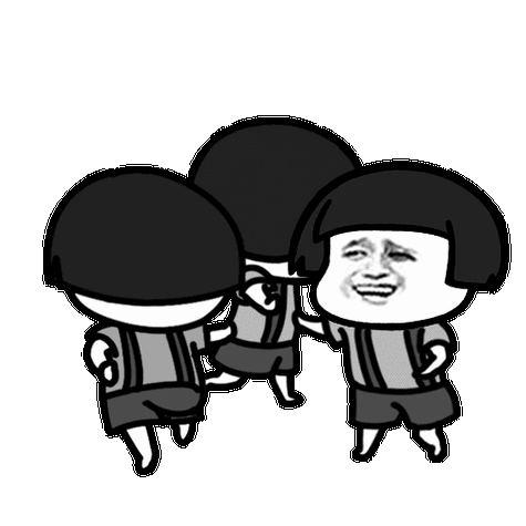 蘑菇头玩游戏转圈gif动图_动态图_表情包下载_soogif