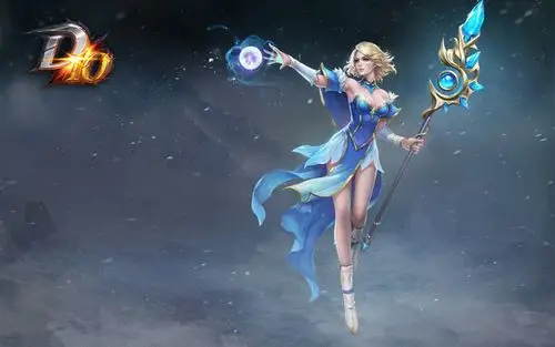 【冰雪女神 希瑞】希瑞的被动是冰霜灵气,可以减速和禁锢敌人.